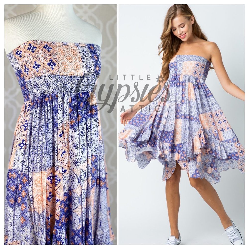 The Kris Bohemian Handkerchief Dress - Picture 4 of 16